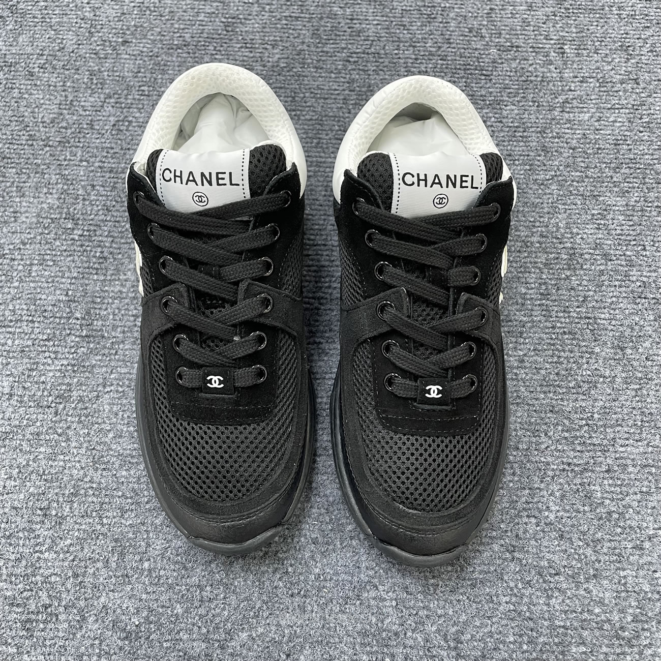 Chanel Low Top Trainer Black White G38299 Y55720 K3845 (9) - newkick.cc